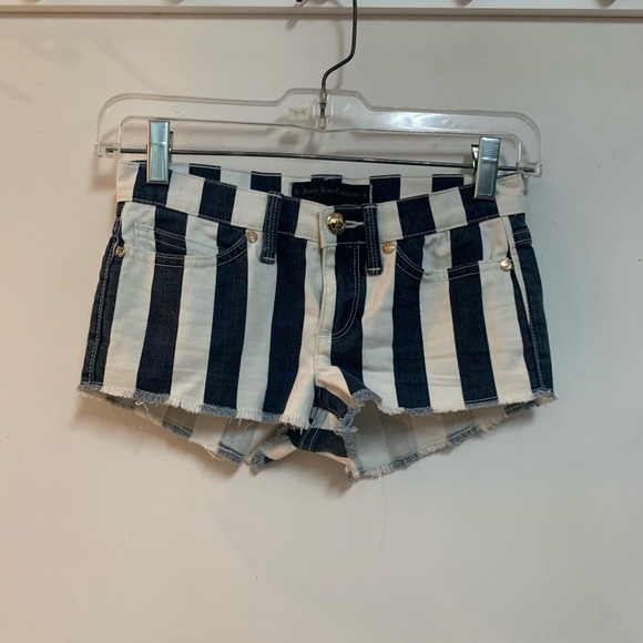 Juicy Couture Kids Striped Denim short - Picture 2 of 13